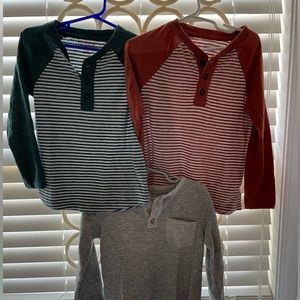3 long sleeve Cat & Jack t-shirts, all size 4T